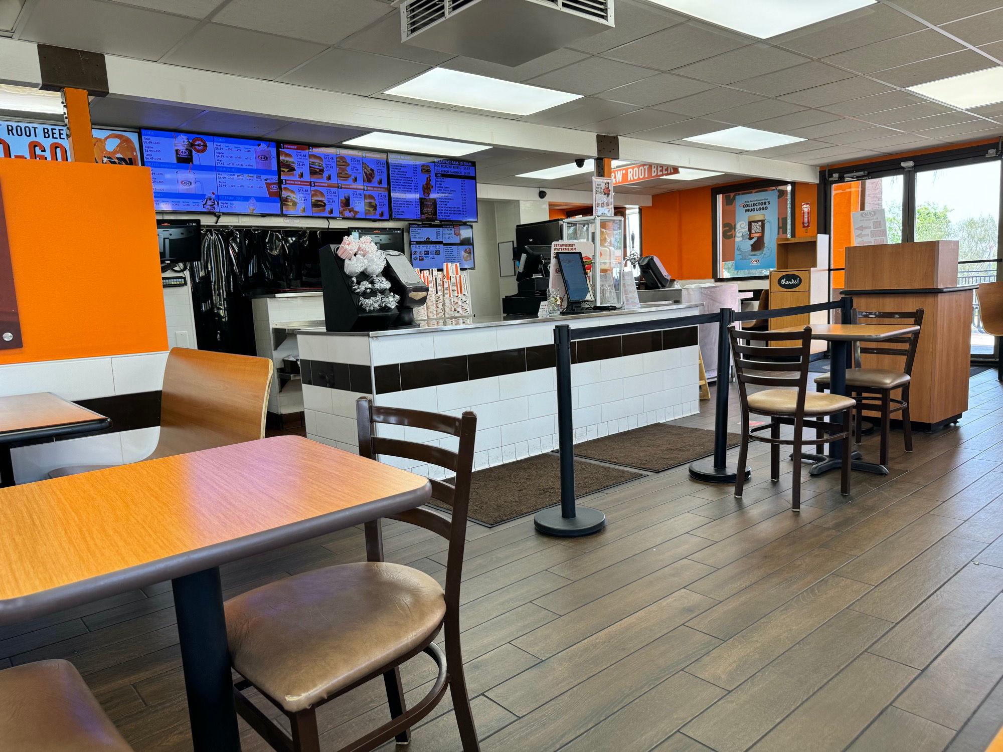 A&W Inside