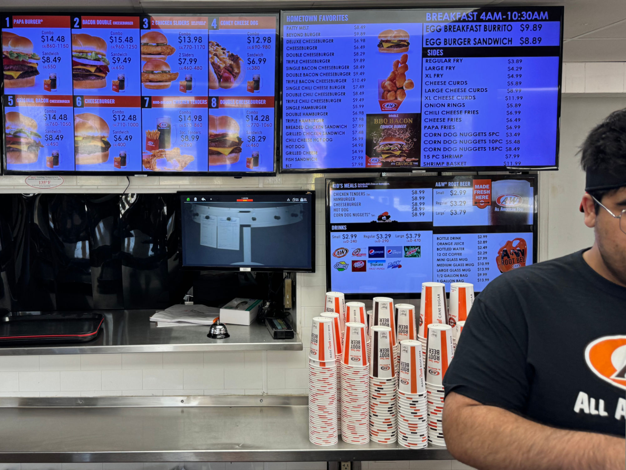 A&W Menu