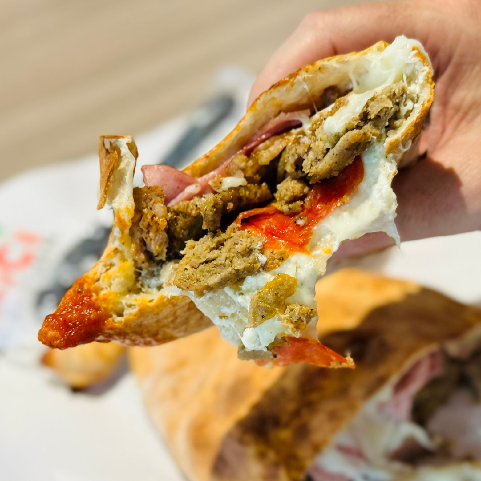 Meat Lovers Calzone Ameci Pizza Kitchen Meat Lovers Calzone