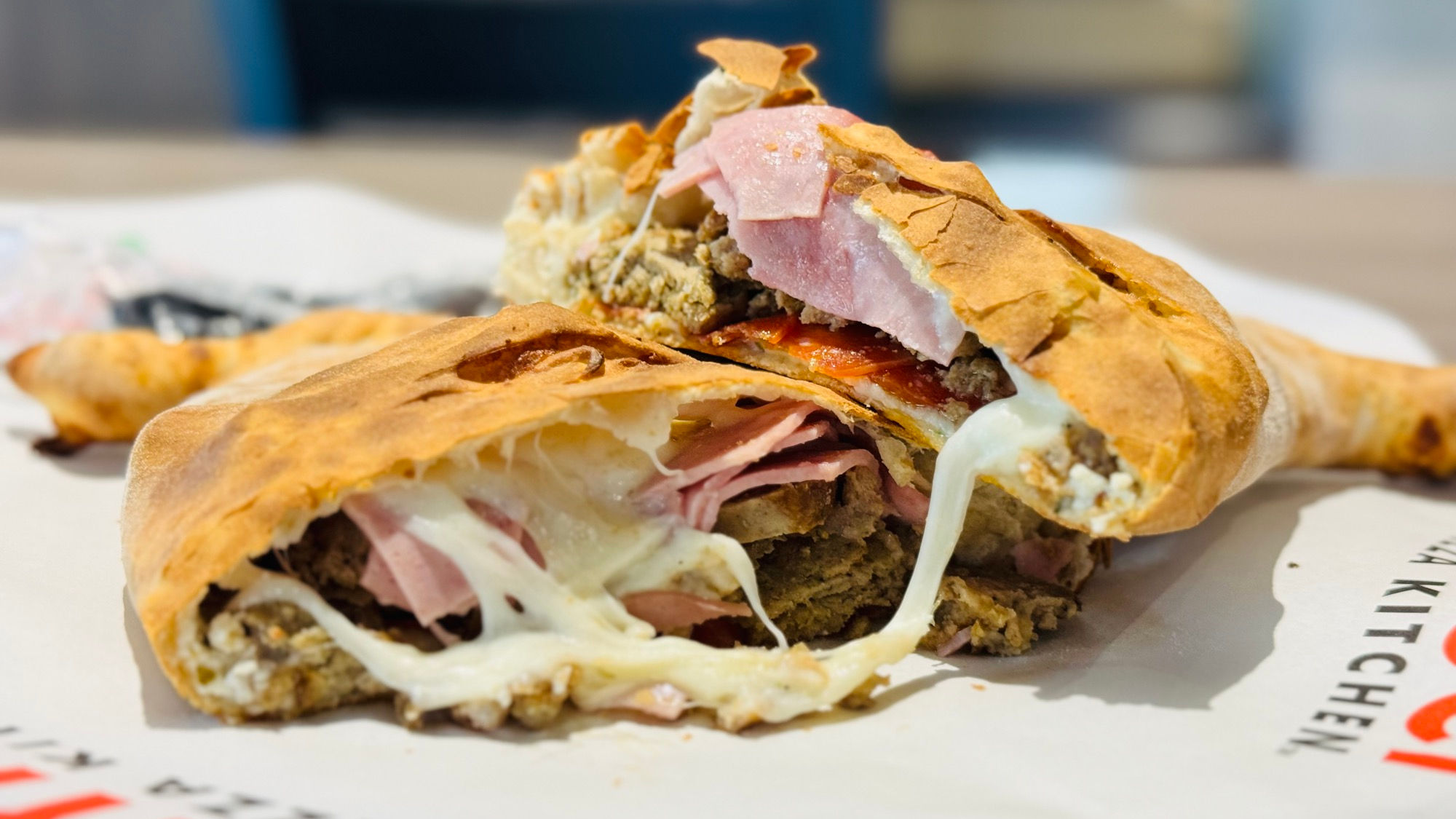 Ameci Pizza Meat Lovers Calzone