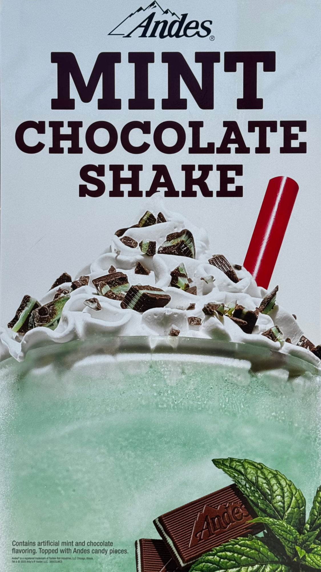 Andes Mint Chocolate Shake