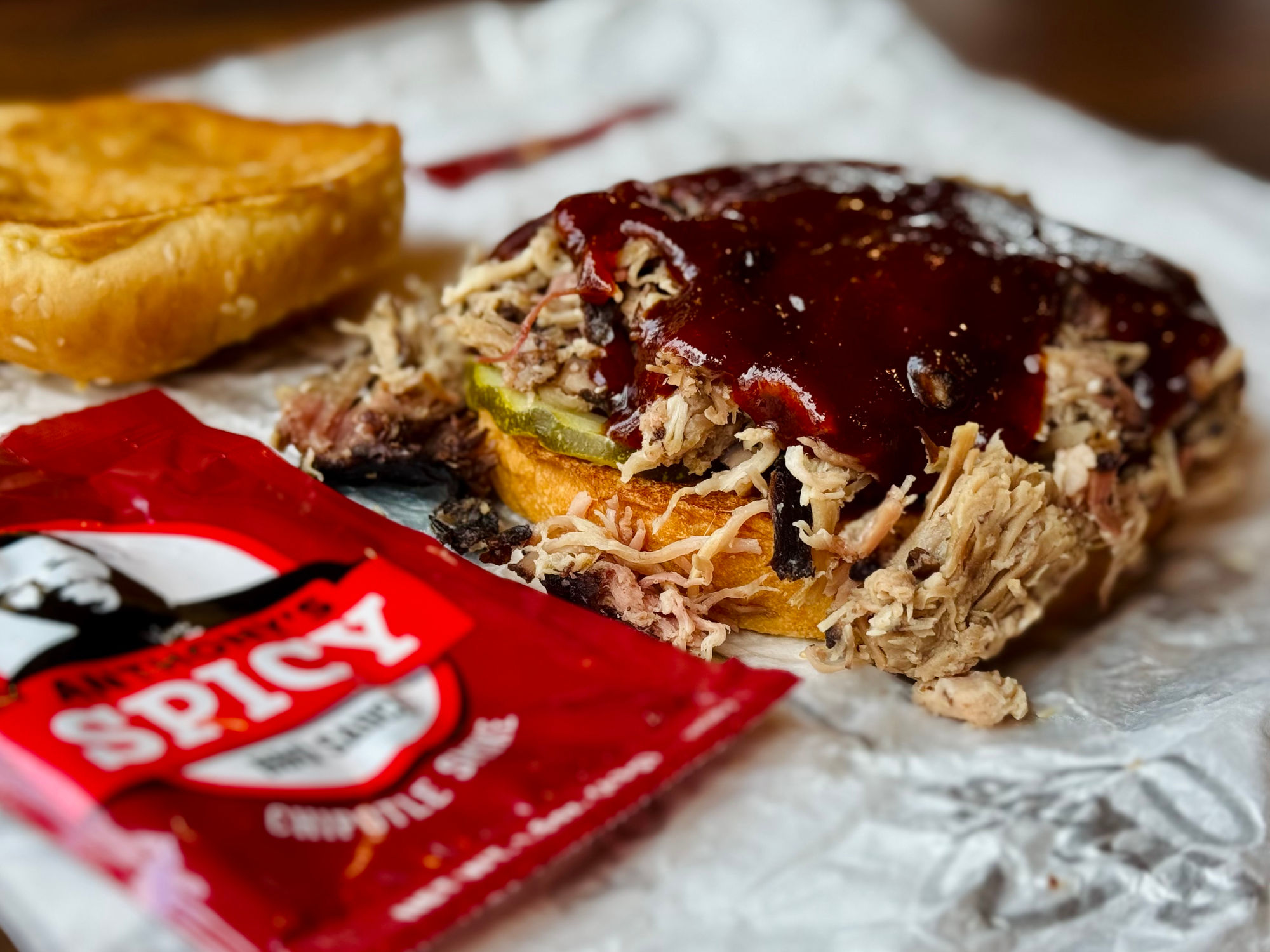 Pulled Pork Sandwich Arby's Pulled Pork Sandwich
