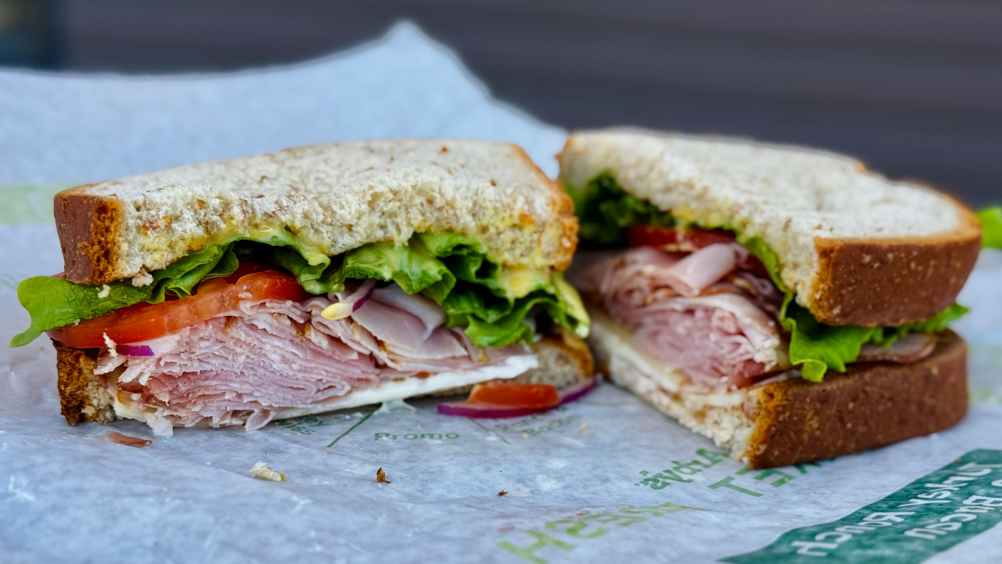 Arby's Ham & Swiss on Wheat