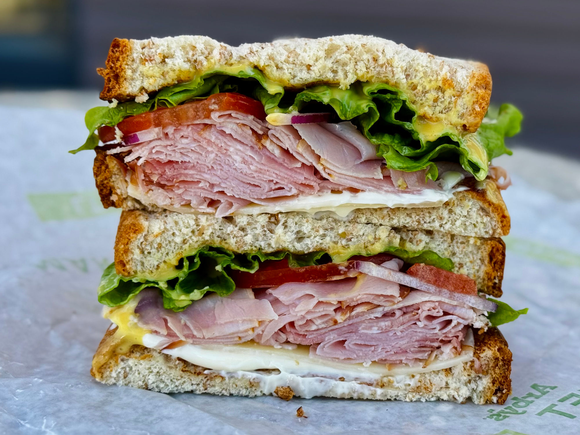 Arby's Ham & Swiss on Wheat