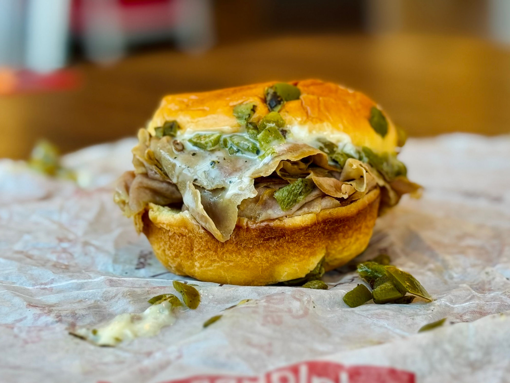 Arby's Jalapeno Roast Beef Slider