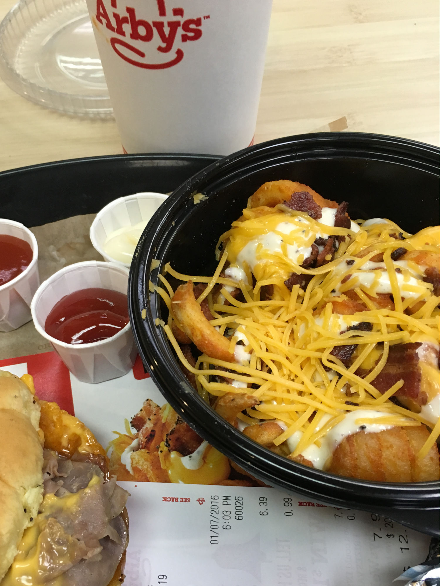 Arby's Loaded Curly Fries