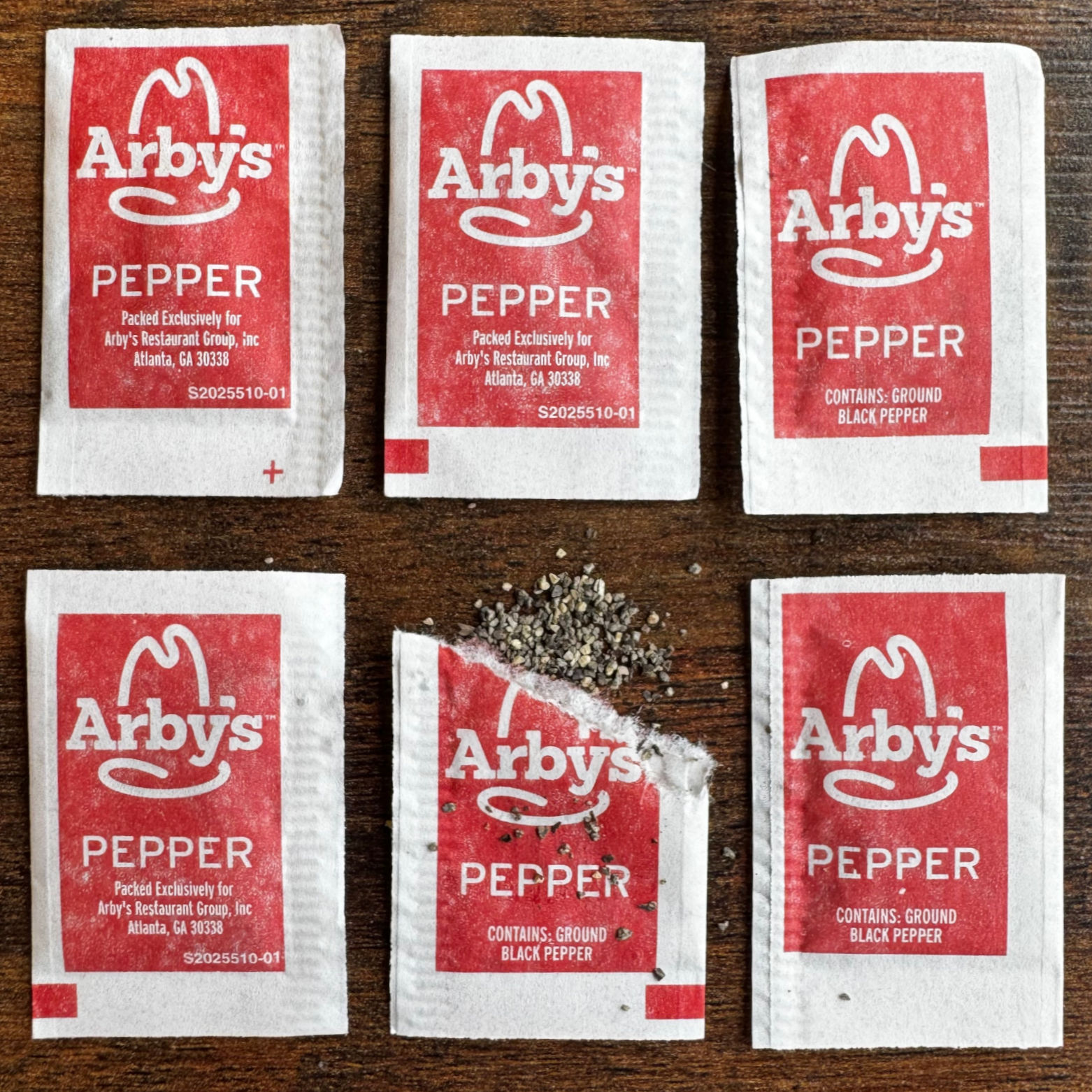 Arby's Pepper Packets