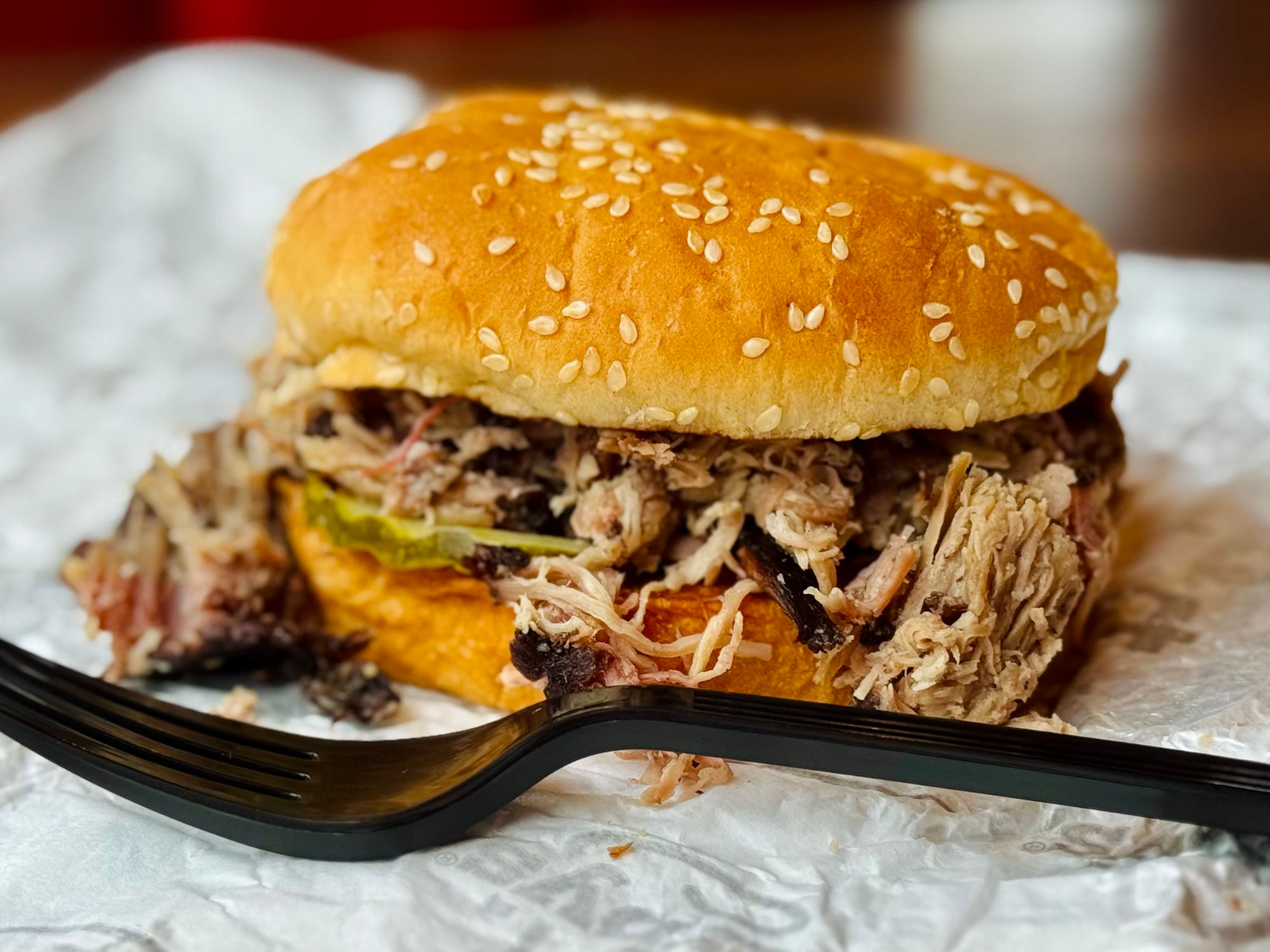 Pulled Pork Sandwich Arby's Pulled Pork Sandwich