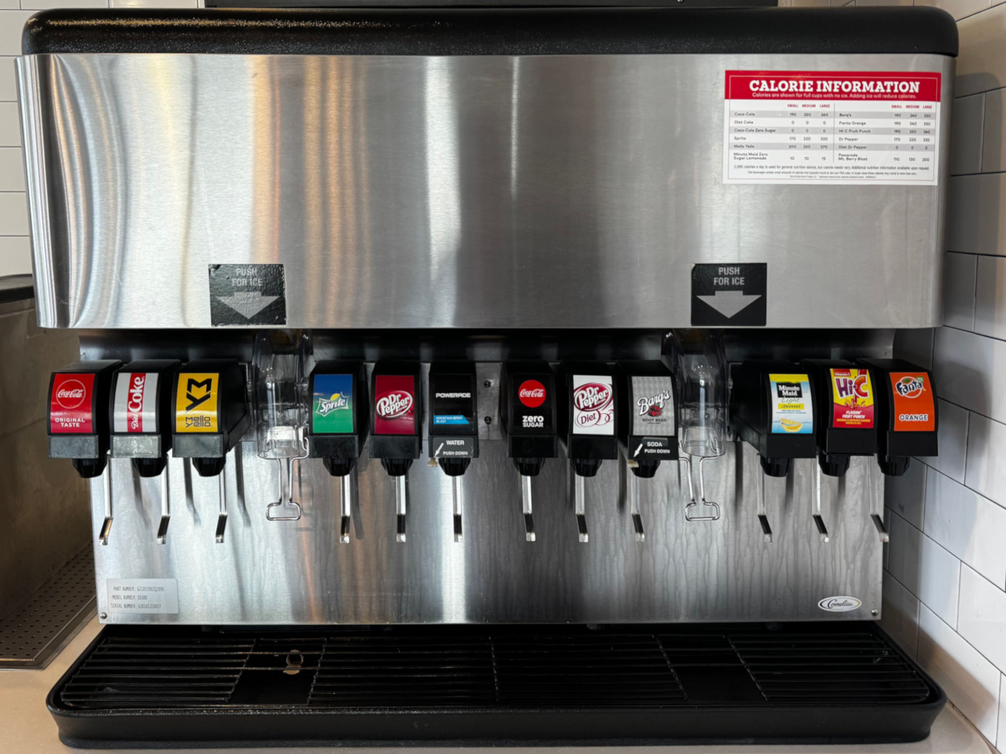 Arby's Soft Drinks