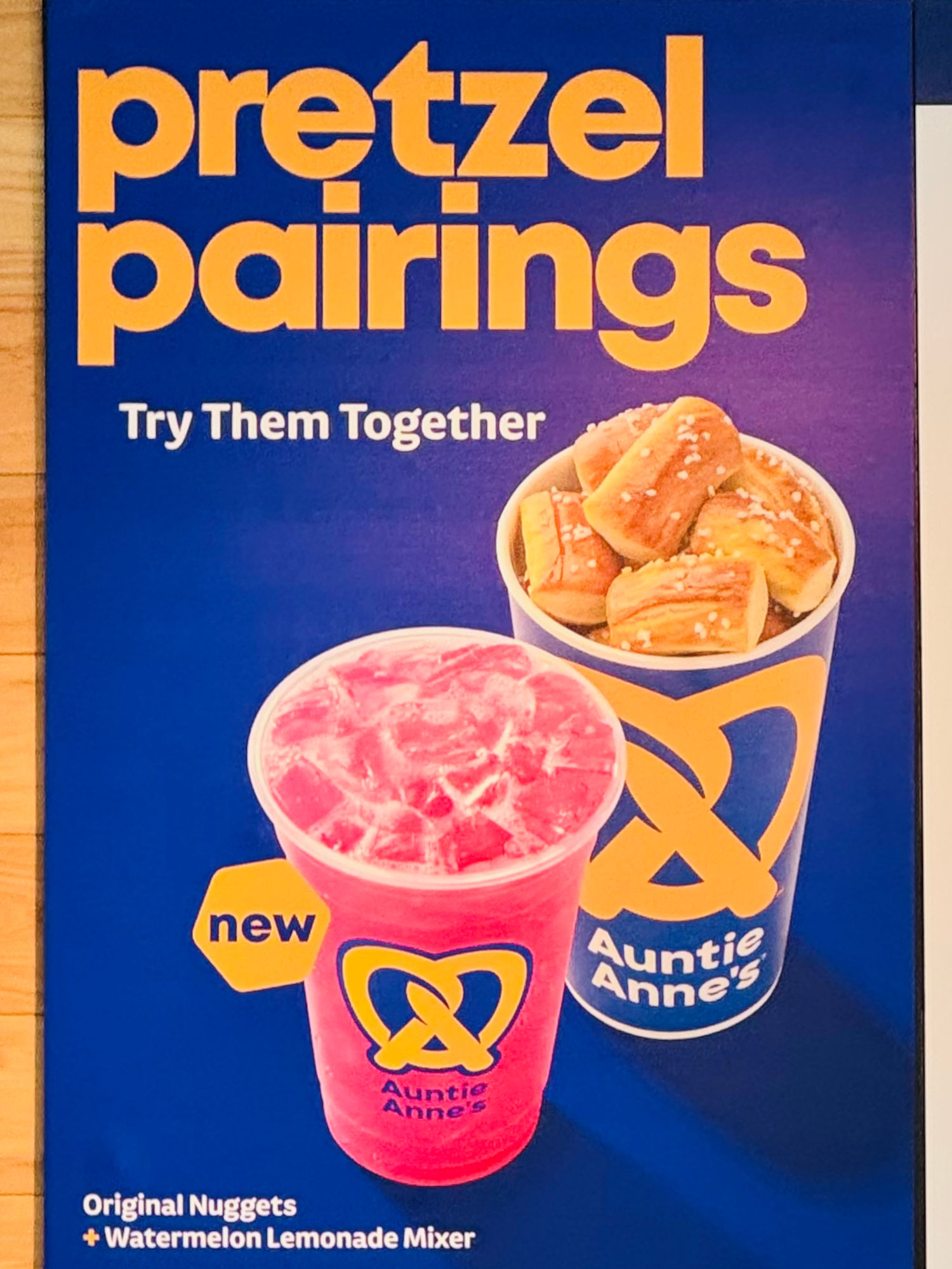 Pretzel Pairings Auntie Anne's Pretzel Pairings