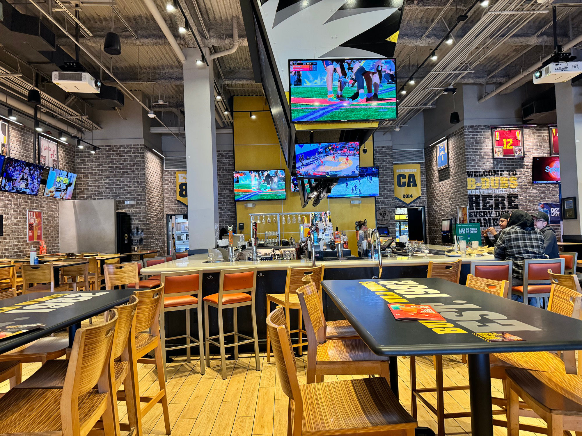 Bar Area B-Dubs Bar Area