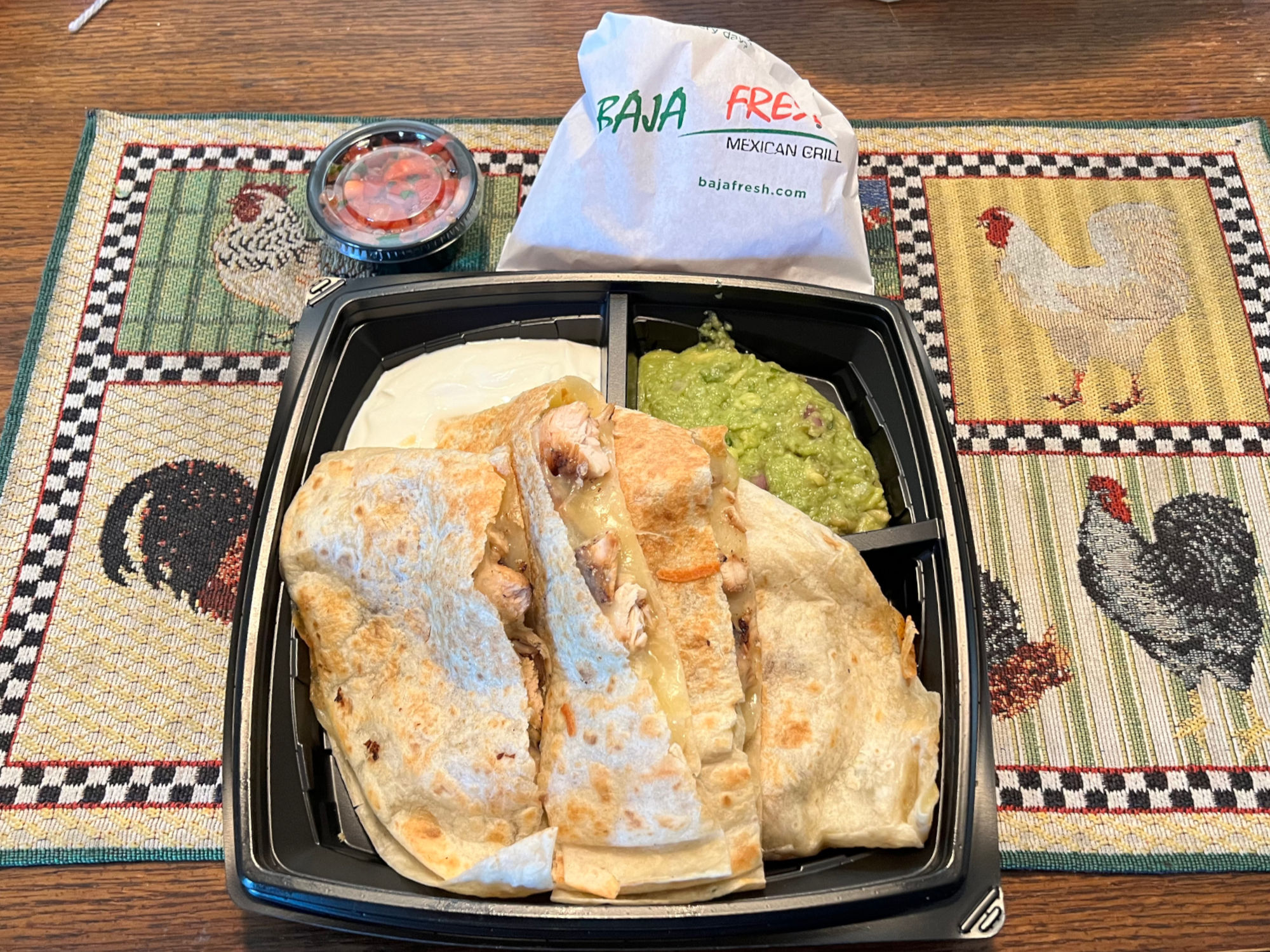 Baja Fresh Chicken Quesadilla