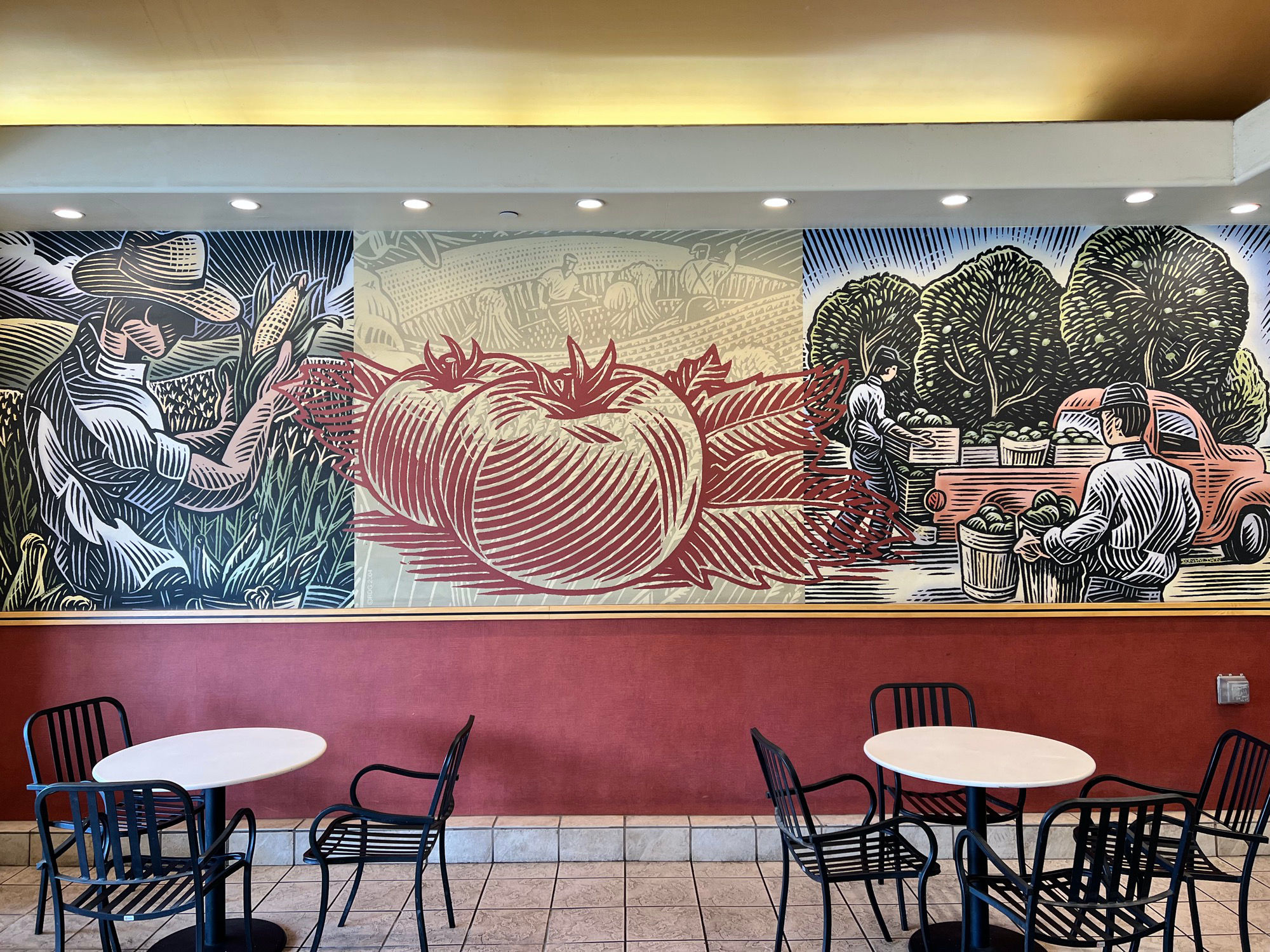 Baja Fresh Dining Area