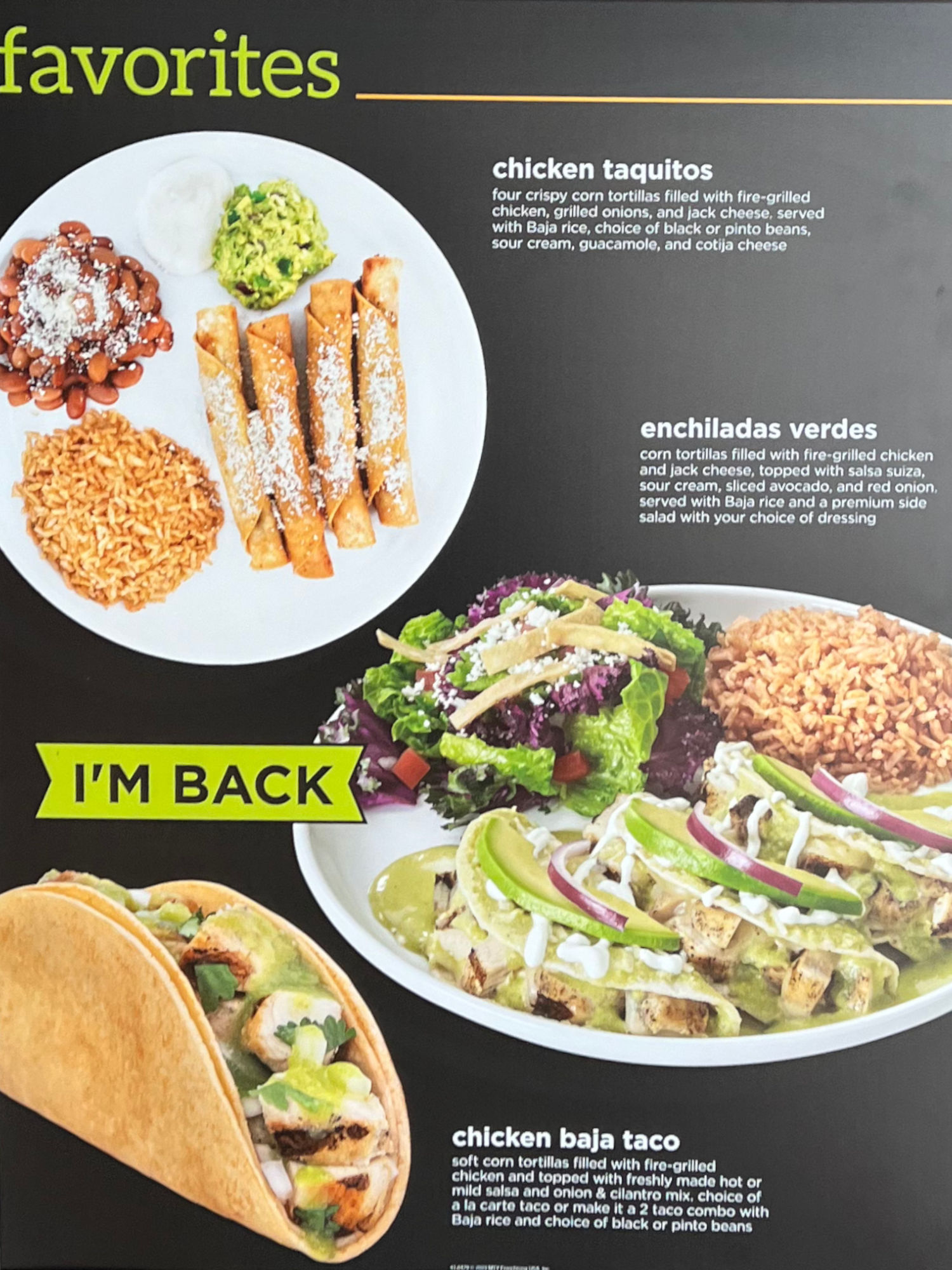 Baja Fresh Favorites