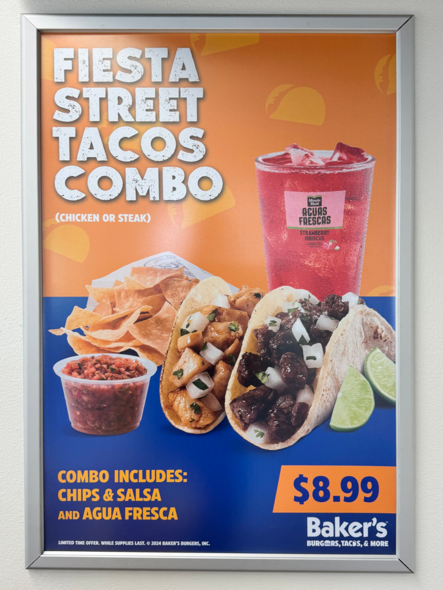 Fiesta Street Tacos Combo Baker's Drive-Thru Fiesta Street Tacos Combo