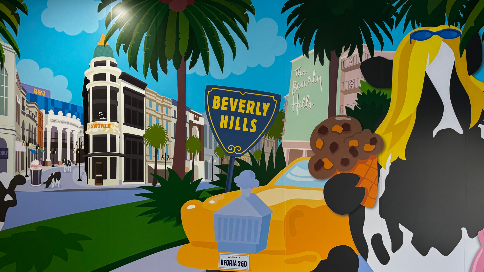 Beverly Hills Mural Ben & Jerry's Beverly Hills Mural