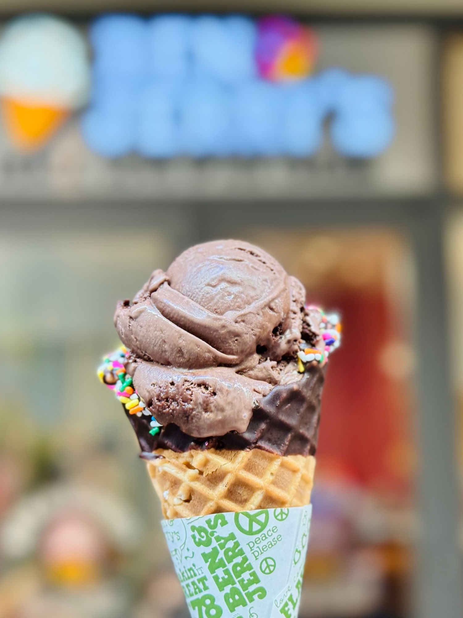 Chocolate Fudge Brownie Cone Ben & Jerry's Chocolate Fudge Brownie Cone