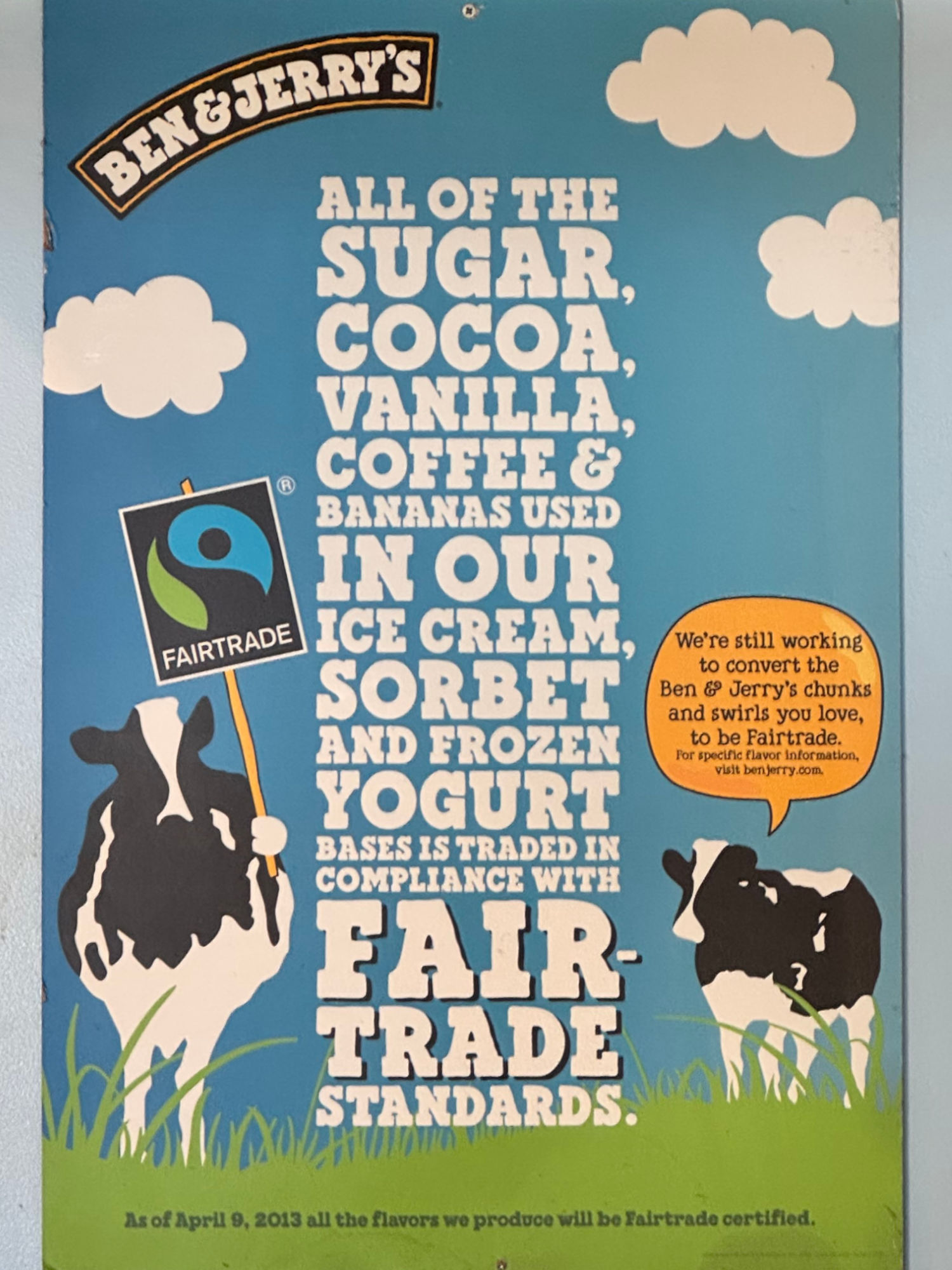Fair Trade Ben & Jerry's Fair Trade