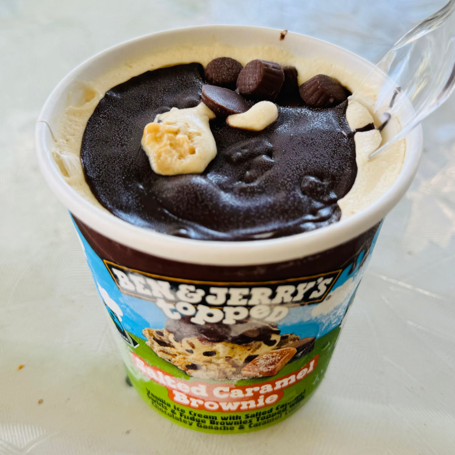 Salted Caramel Brownie Ben & Jerry's Pint Salted Caramel Brownie