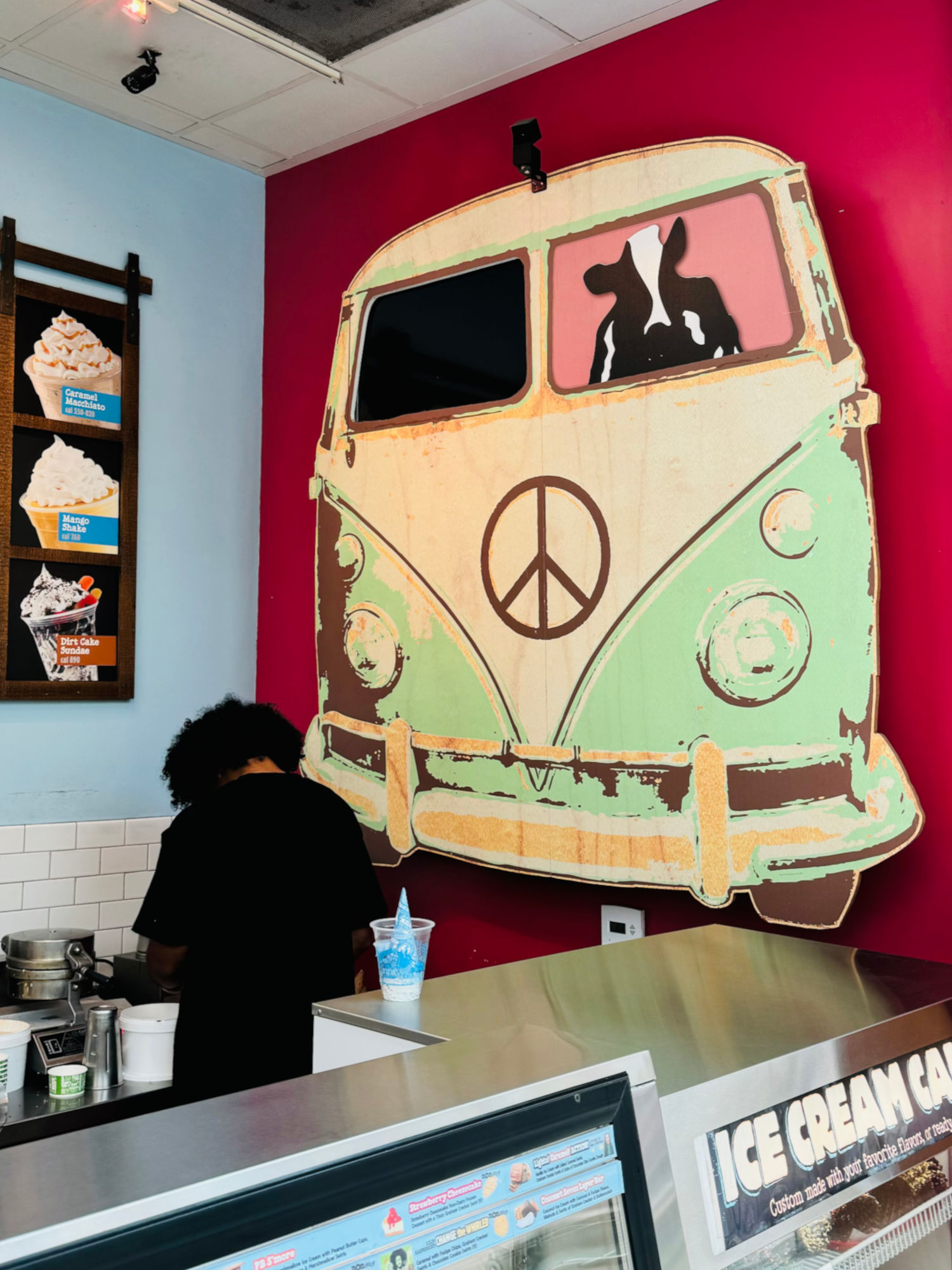 VW Van Wall Ben & Jerry's VW Van Wall