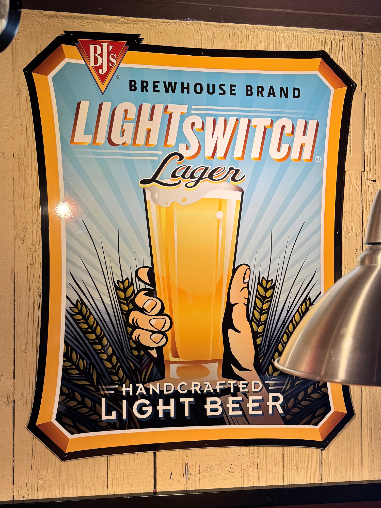 Light Switch Lager BJ's Brewhouse Light Switch Lager
