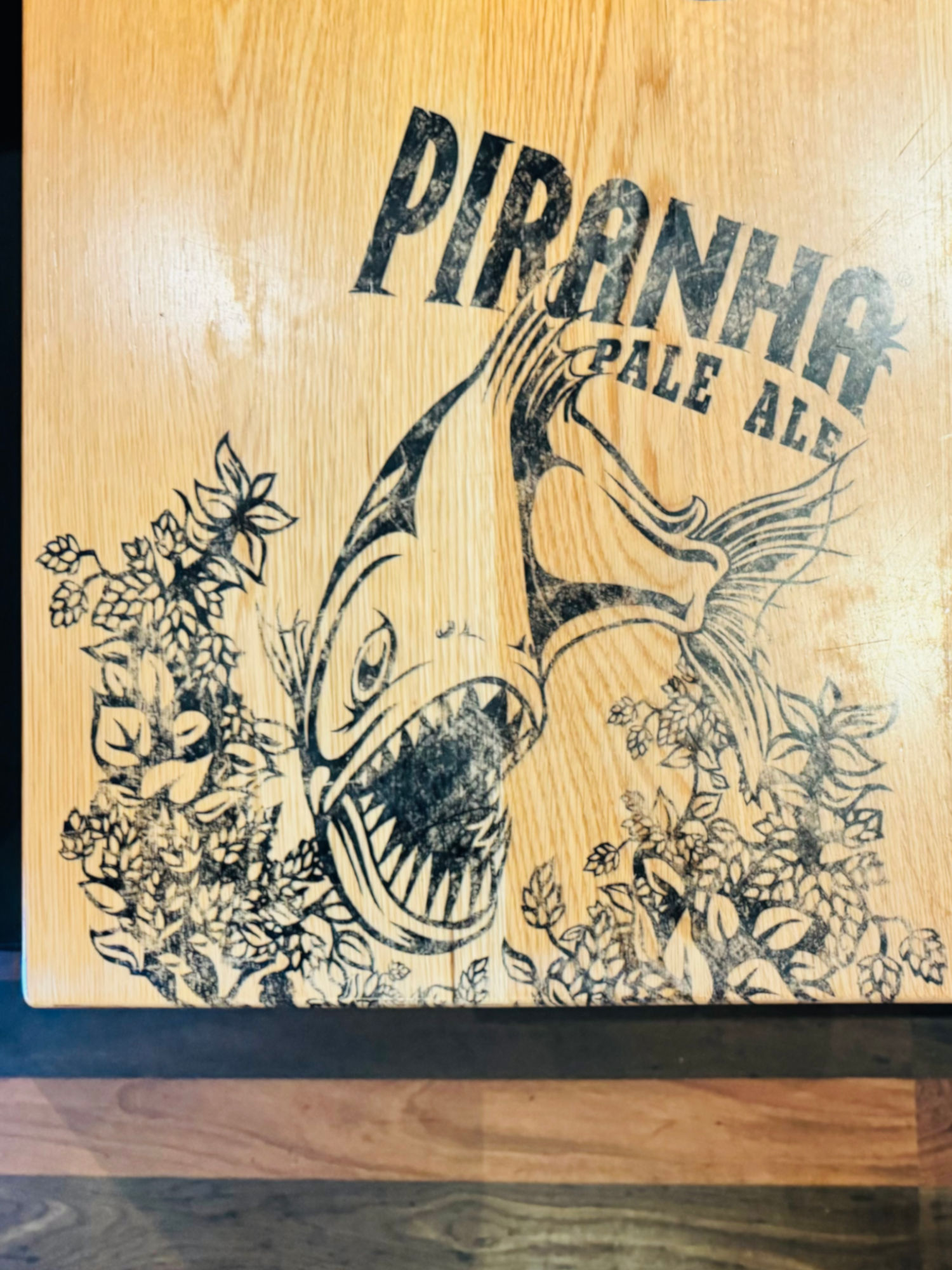 Piranha Pale Ale Table Bjs Brewhouse Piranha Pale Ale Table
