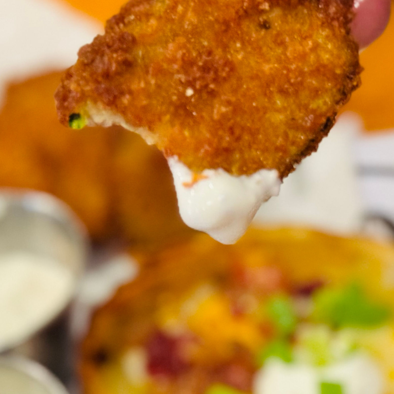Crispy Garlic-Pepper Zucchini Black Angus Crispy Garlic-Pepper Zucchini