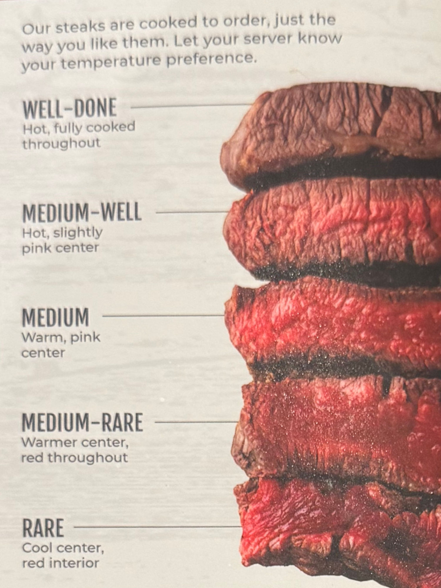 Cooked to Order Black Angus Menu Cooked to Order