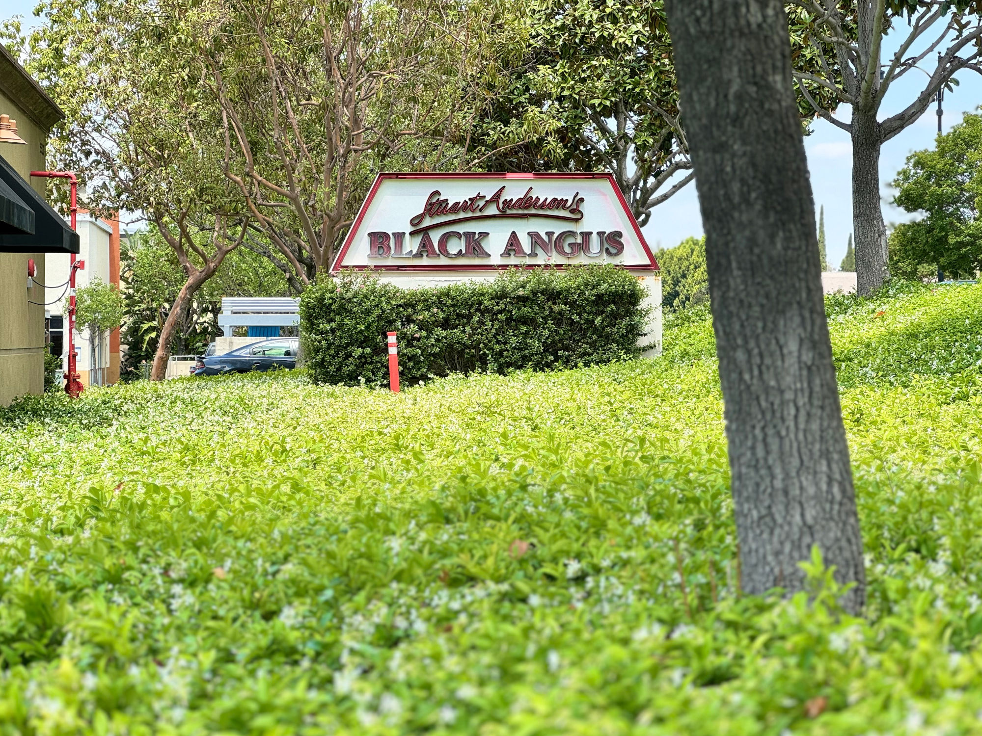 Whittier Sign Black Angus Whittier Sign