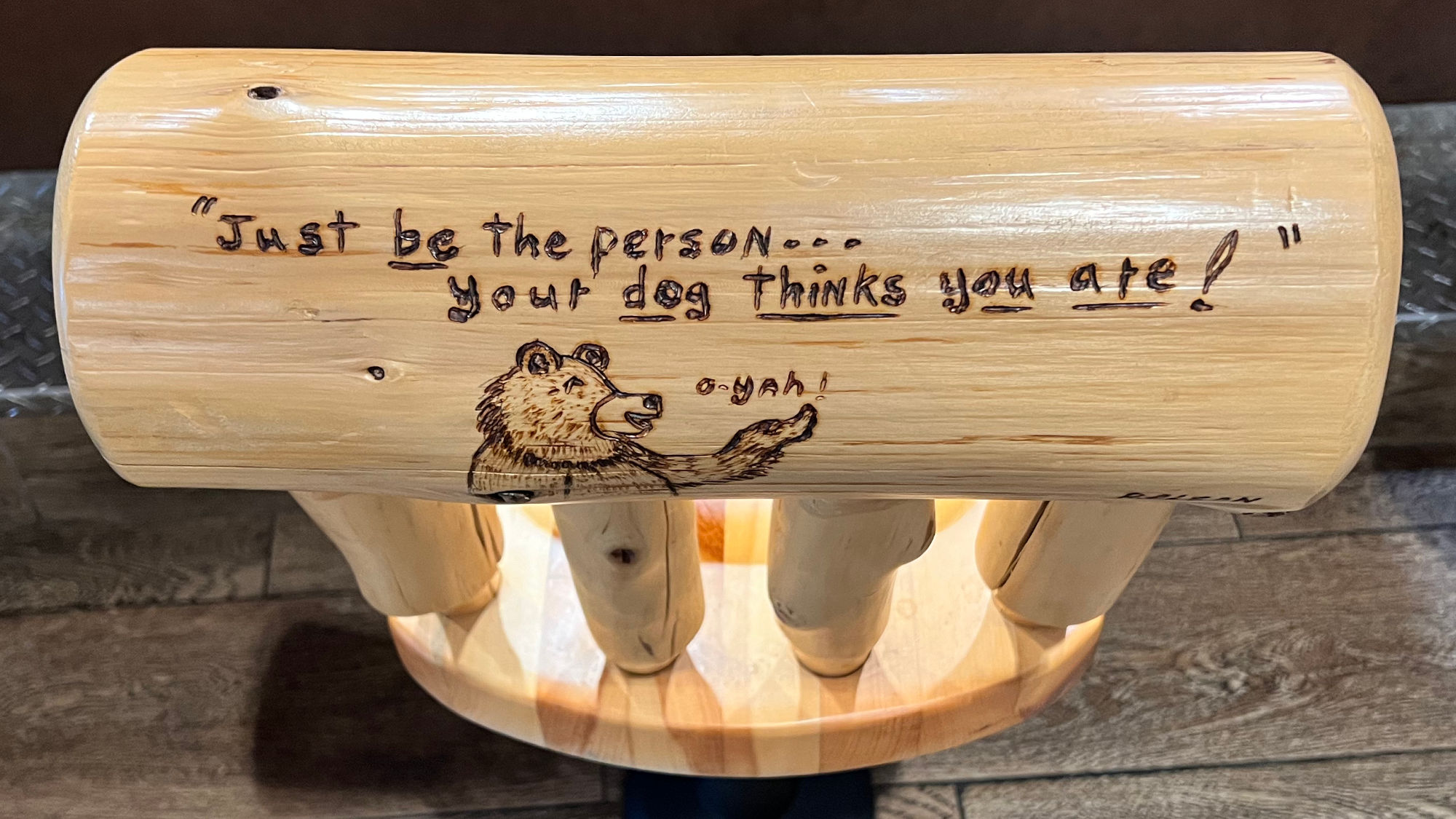 Your Dog Black Bear Diner Bar Stool Your Dog