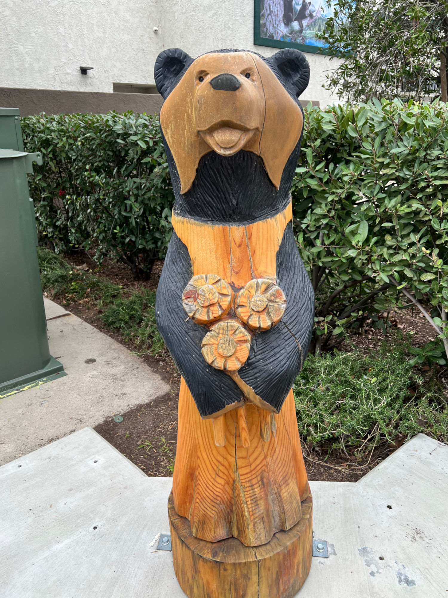 Carved Moma Bear Black Bear Diner Carved Moma Bear
