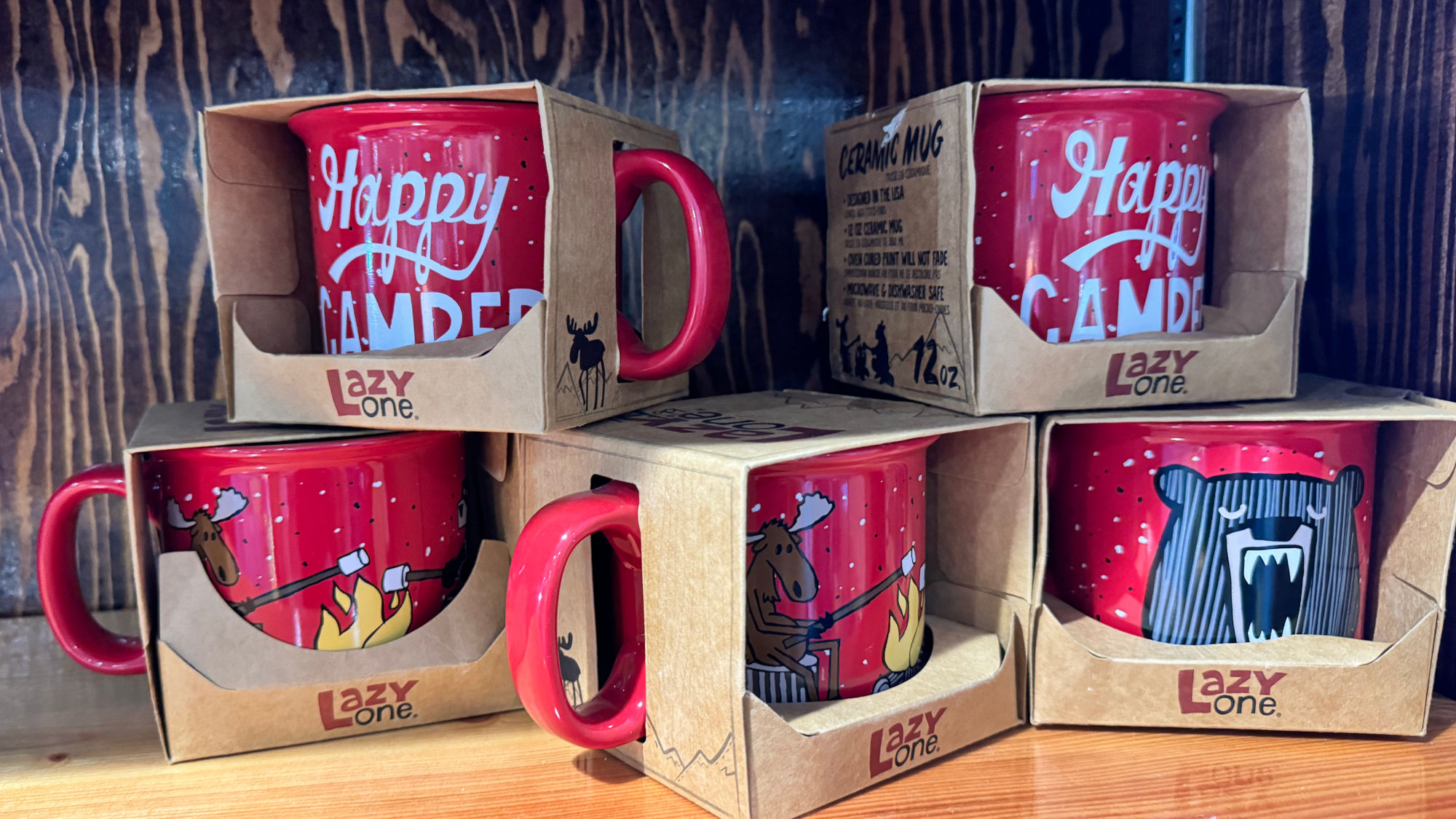 Happy Camper Mugs Black Bear Diner Happy Camper Mugs