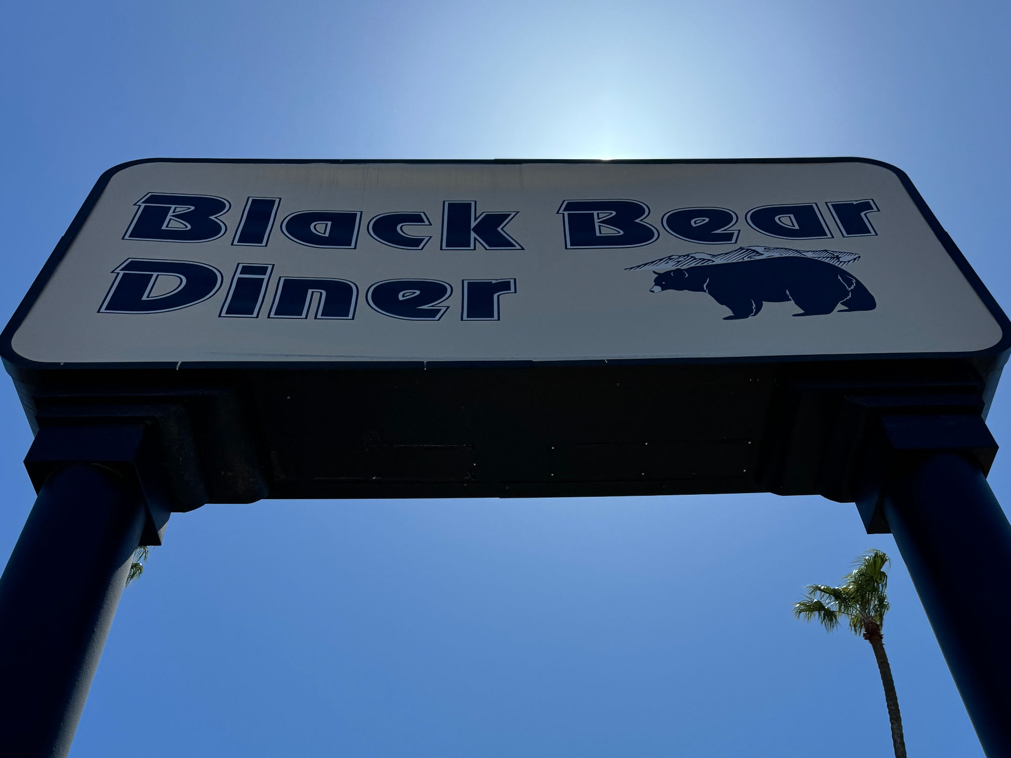 Sign Black Bear Diner Sign