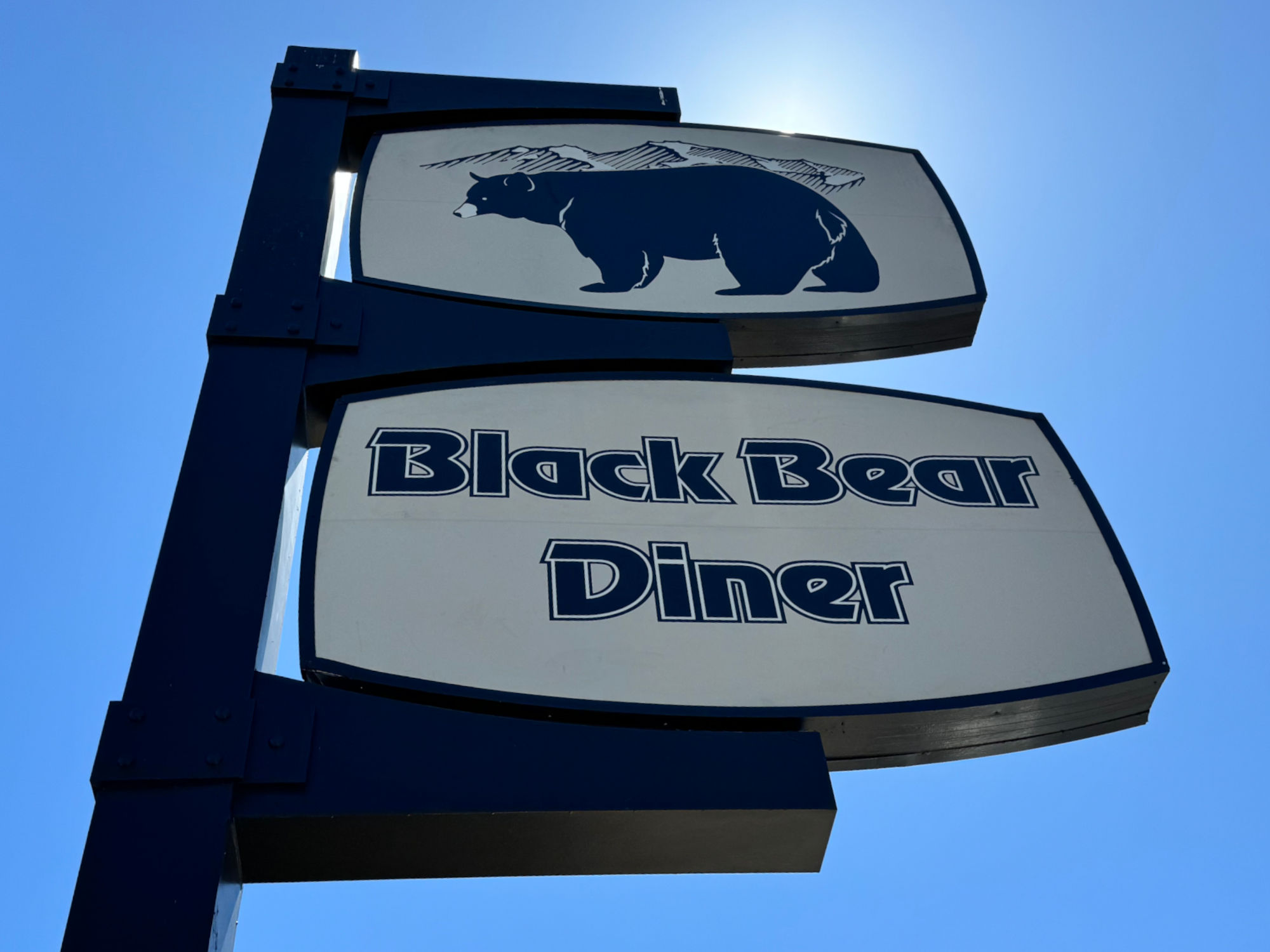 Sign Black Bear Diner Sign