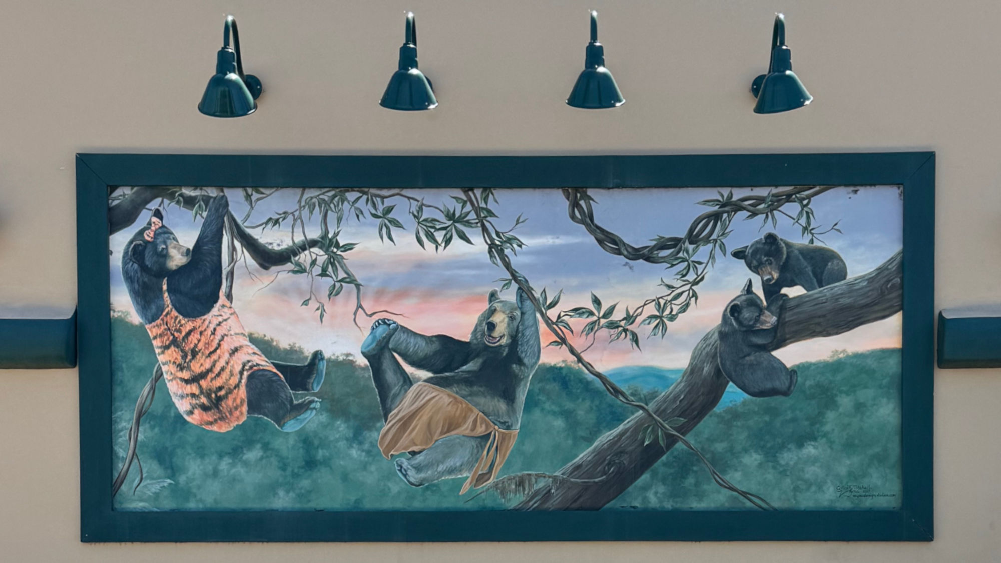 Tree Mural Black Bear Diner Tree Mural
