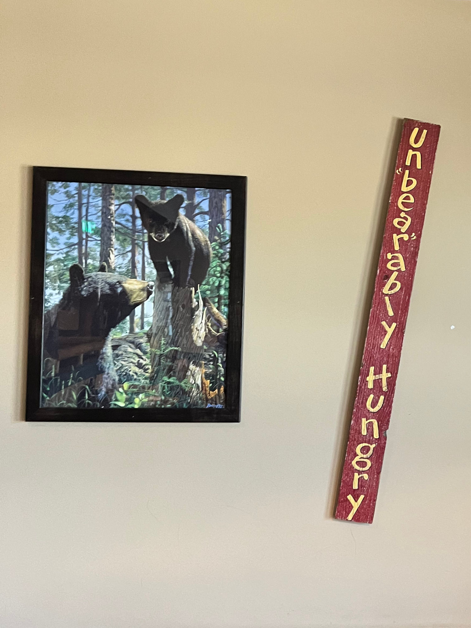 Unbearably Hungry Black Bear Diner Unbearably Hungry