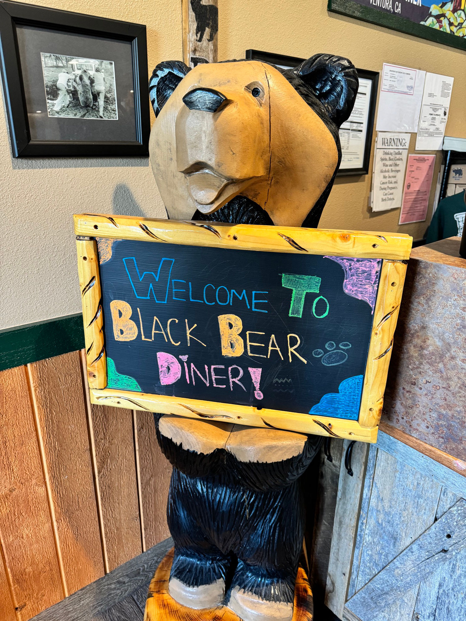 Welcome To Bear Black Bear Diner Welcome To Bear