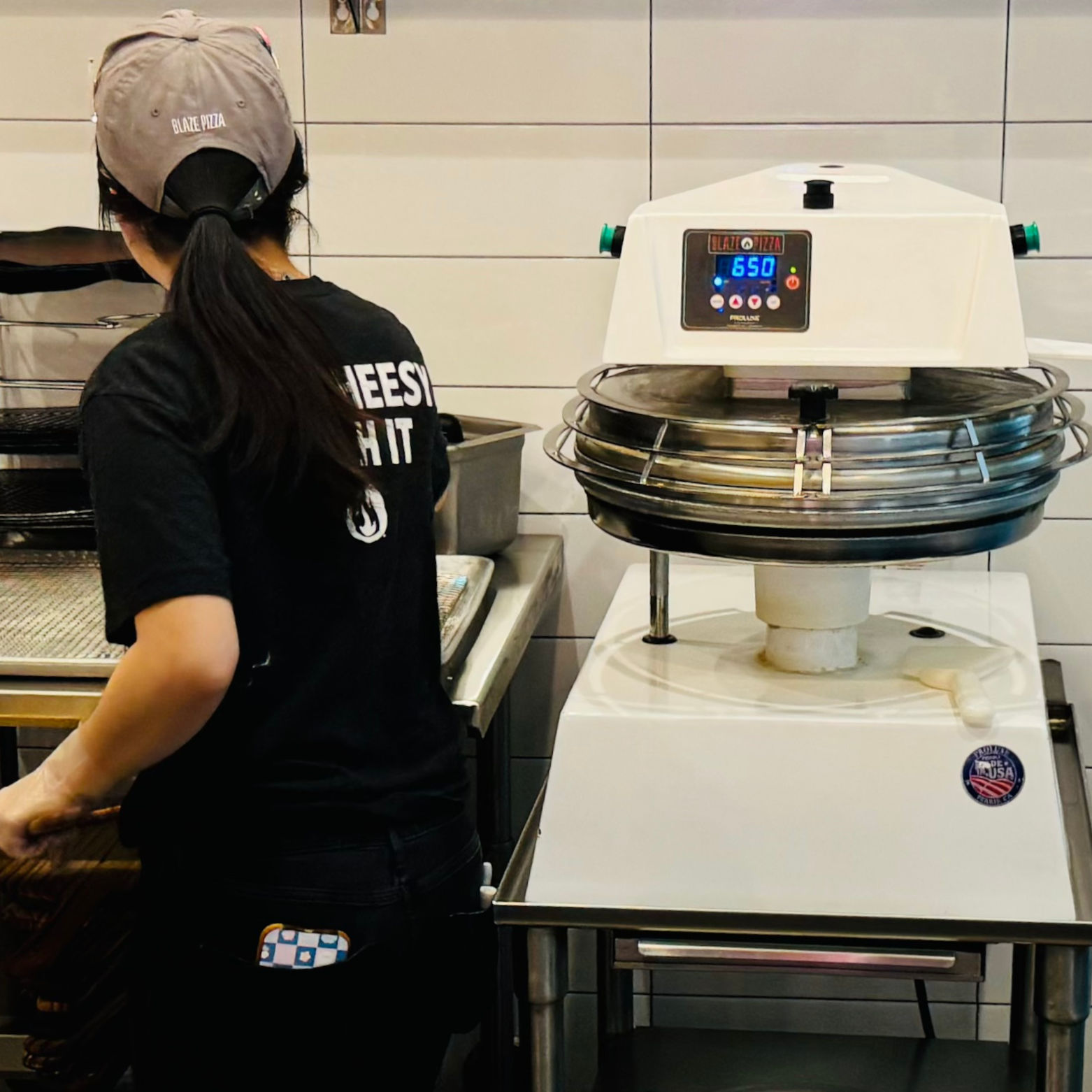 Dough Press Blaze Pizza Dough Press