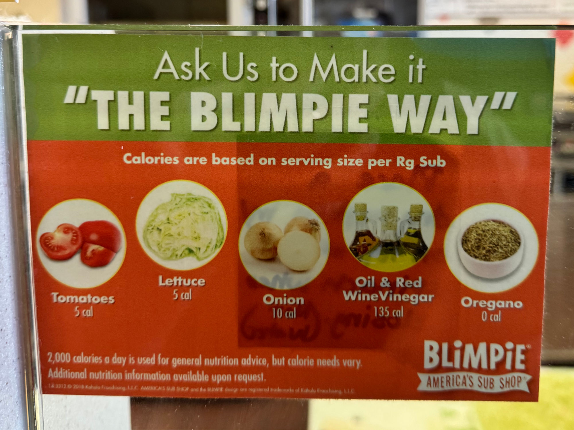 Blimpie The Blimpie Way