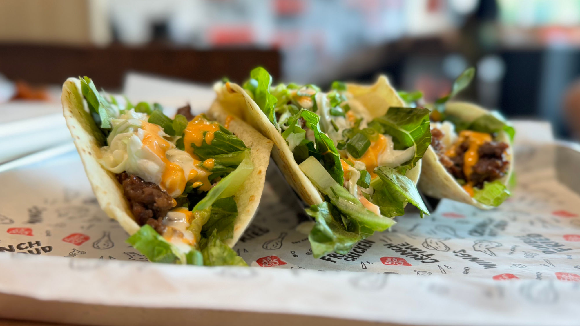 Bonchon Chicken Korean Tacos