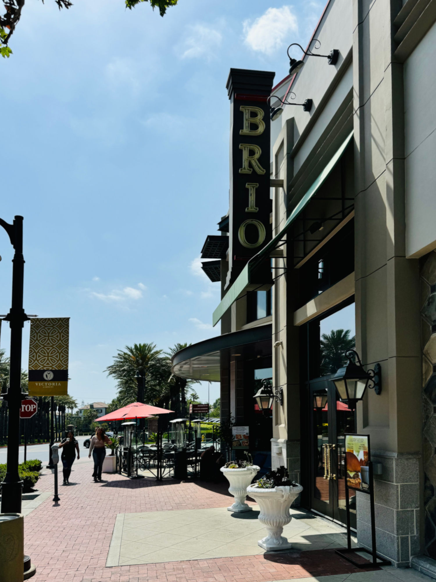 Brio Italian Grille Rancho Cucamonga Entrance