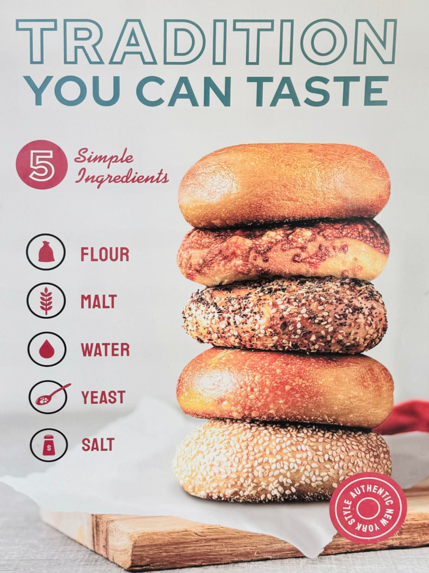 5 Simple Ingredients Bruegger's 5 Simple Ingredients