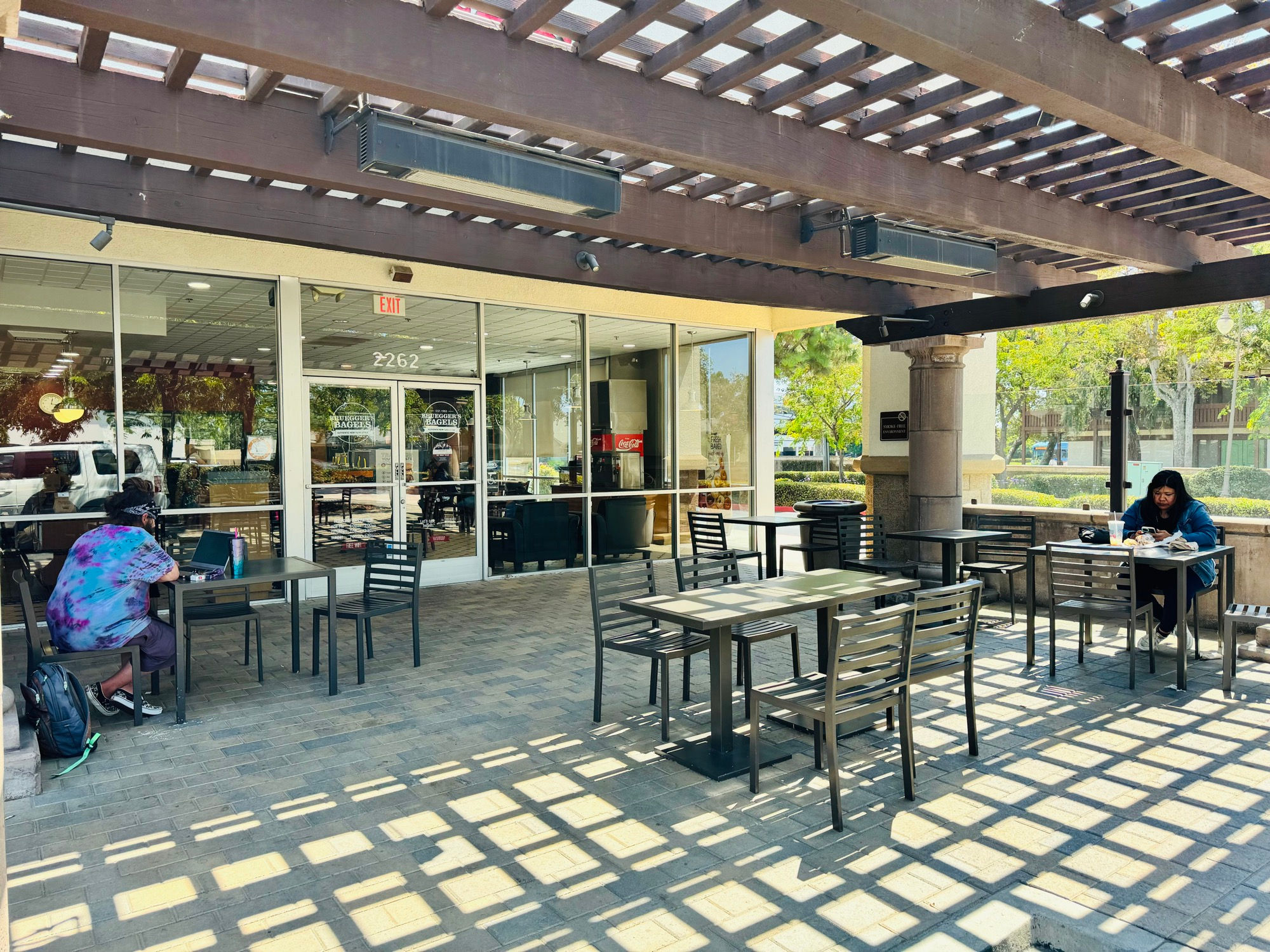 Santa Ana, California Bruegger's Bagels Santa Ana Patio