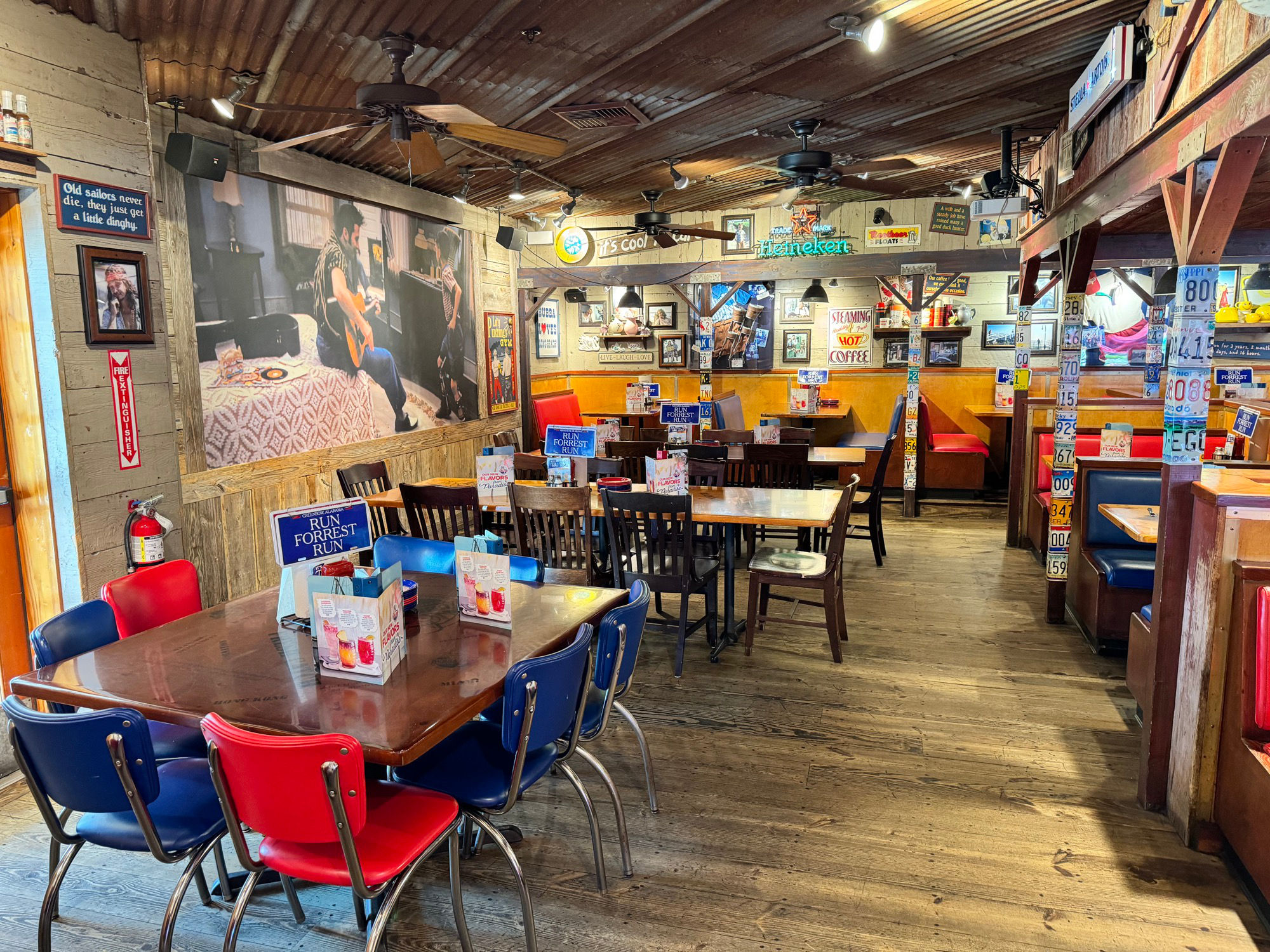 Bubba Gump Shrimp Co Seating