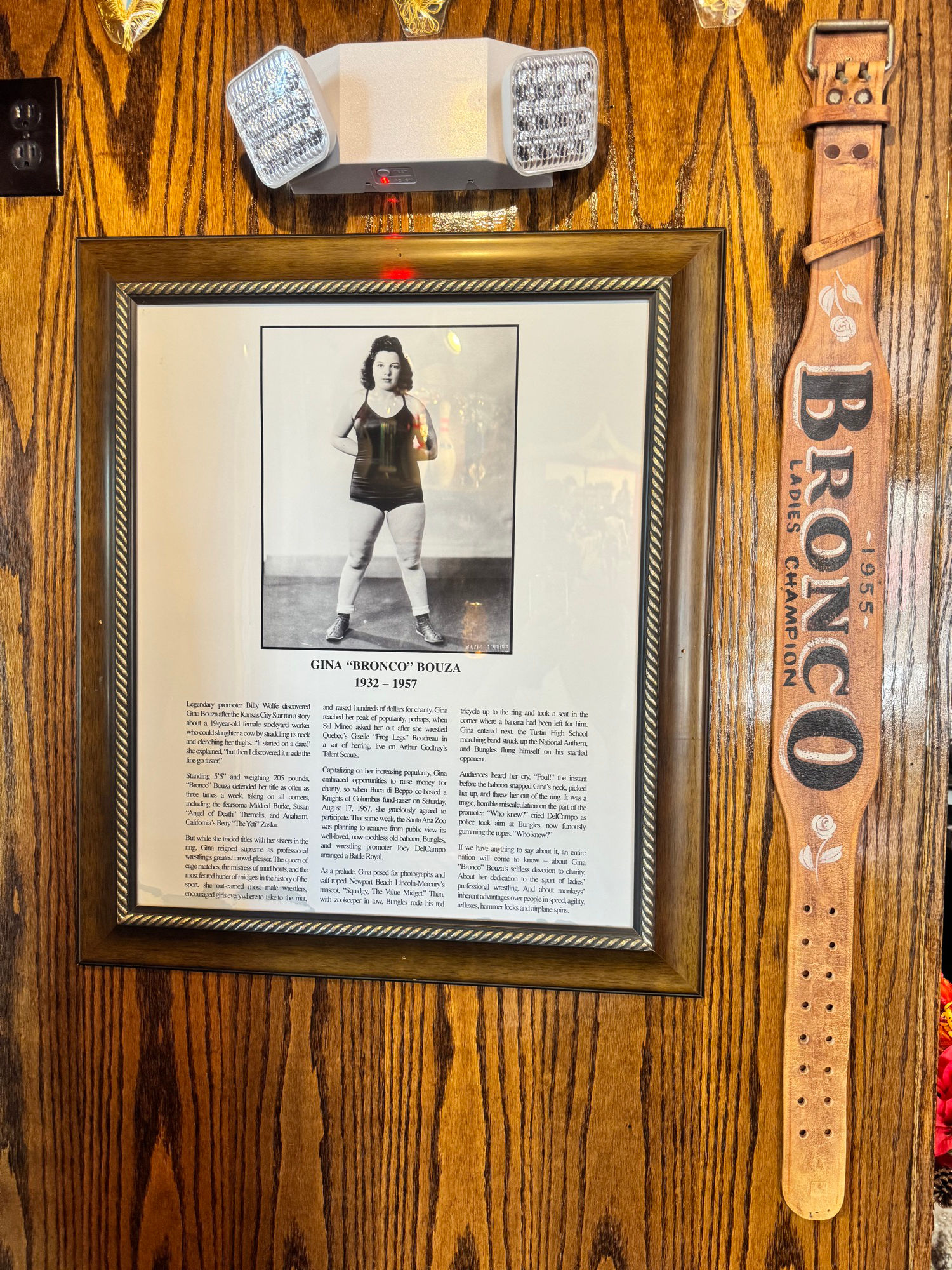 Buca di Beppo Bronco Lady Champion