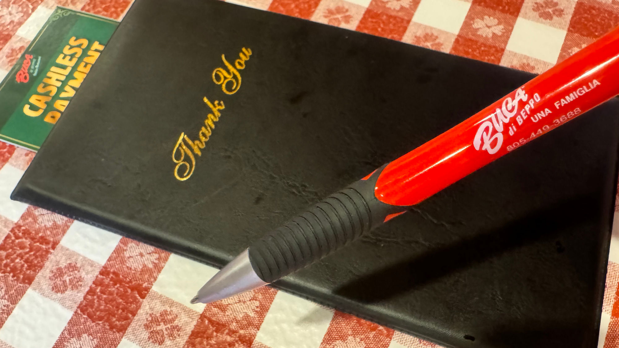 Buca di Beppo The Check