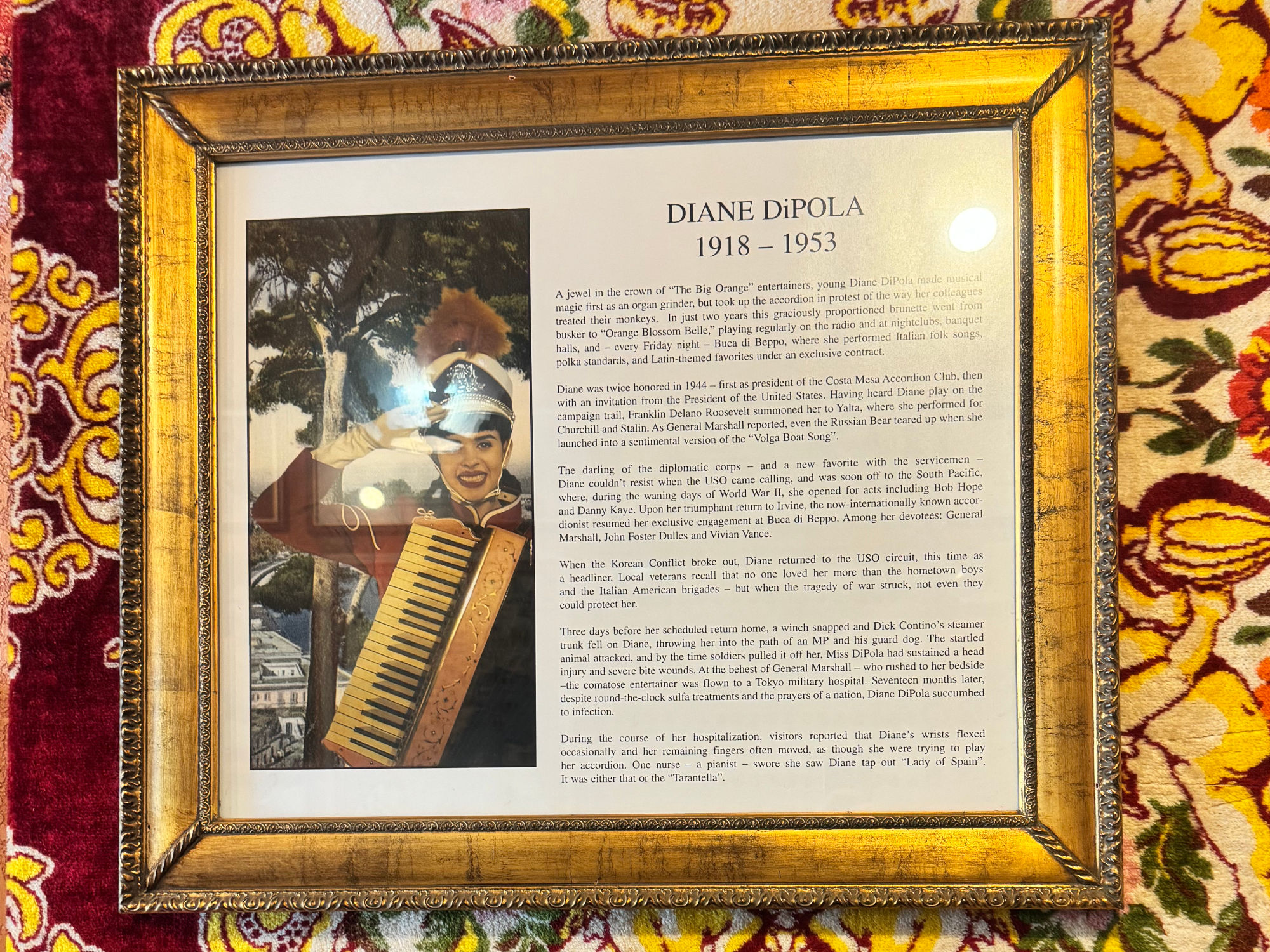 Buca di Beppo Dipola Diane