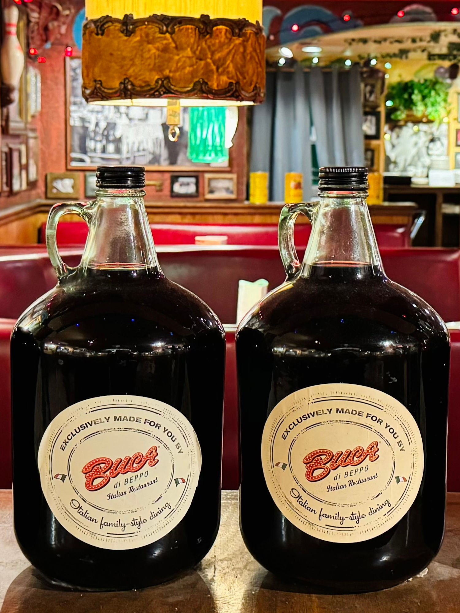 Wine Buca di Beppo Huntington Beach Wine