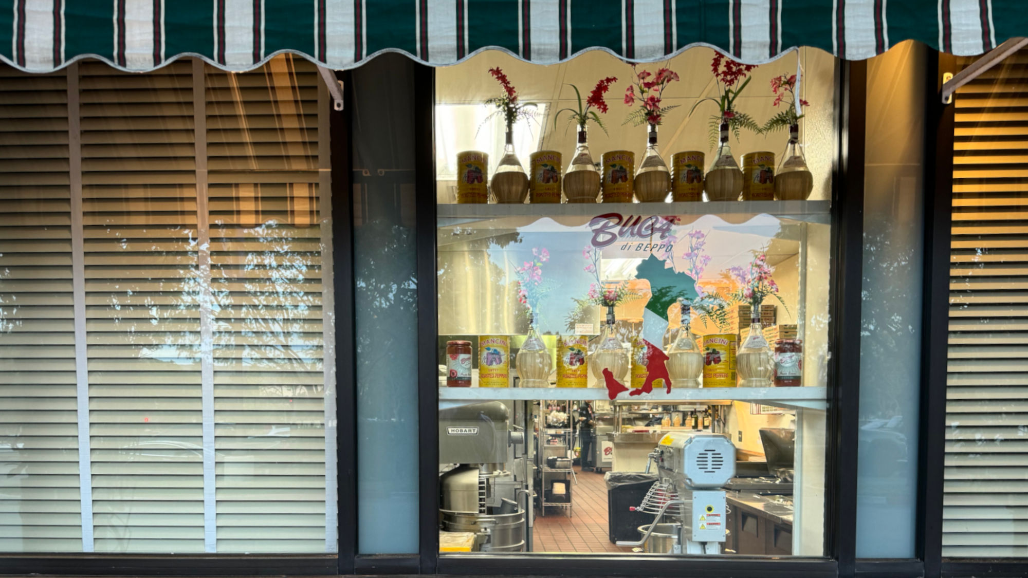 Buca di Beppo Kitchen Window