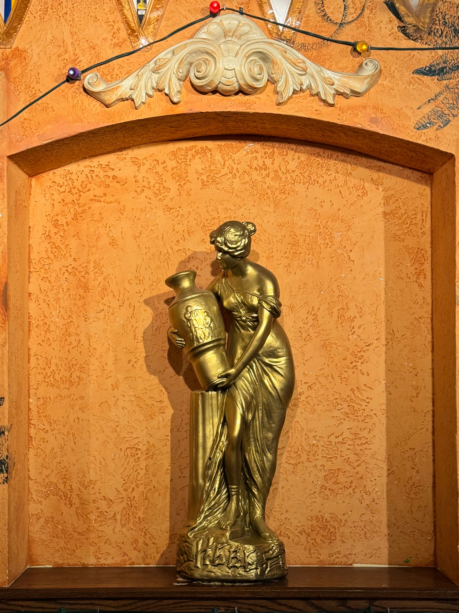 Water Bearer Buca di Beppo Pasadena Water Bearer